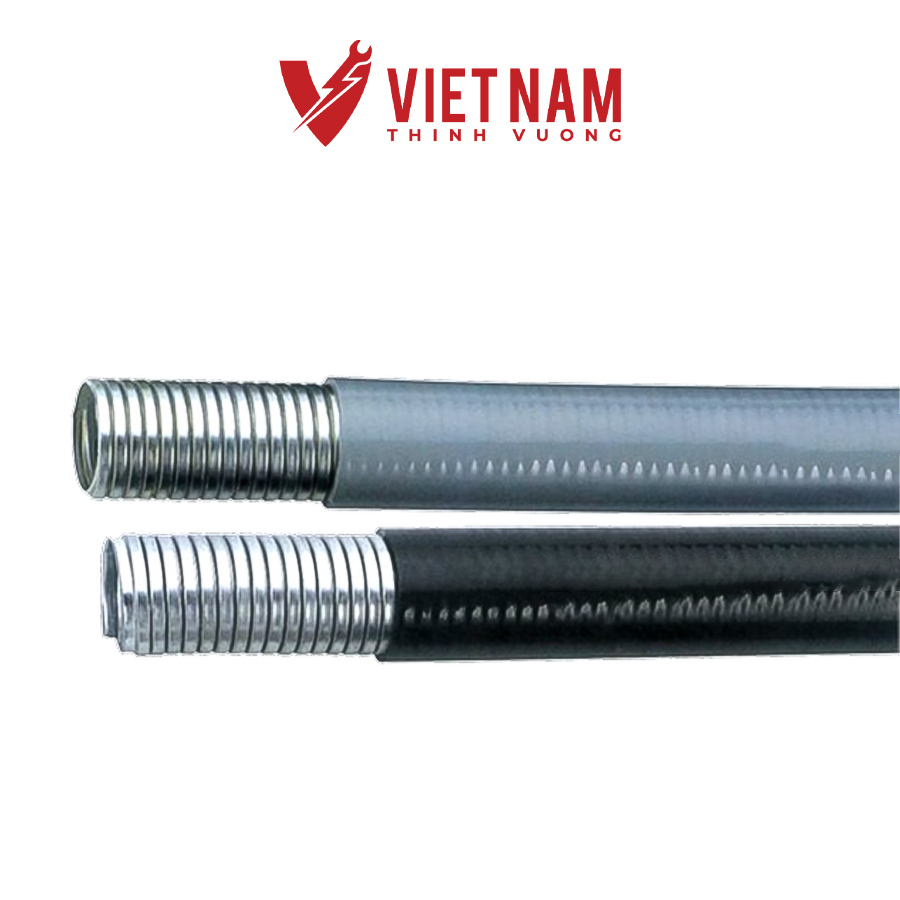 Ống ruột gà thép bọc nhựa PVC chống thấm dầu, chống nước