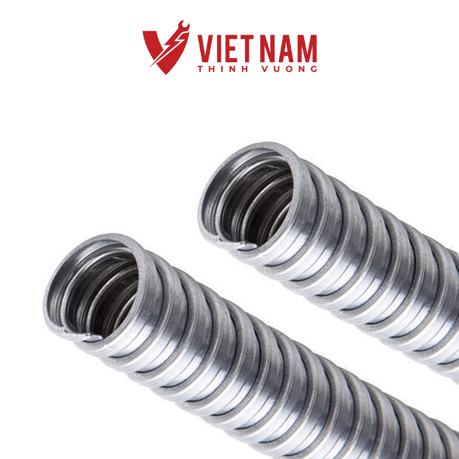 Ống ruột gà thép không bọc nhựa PVC